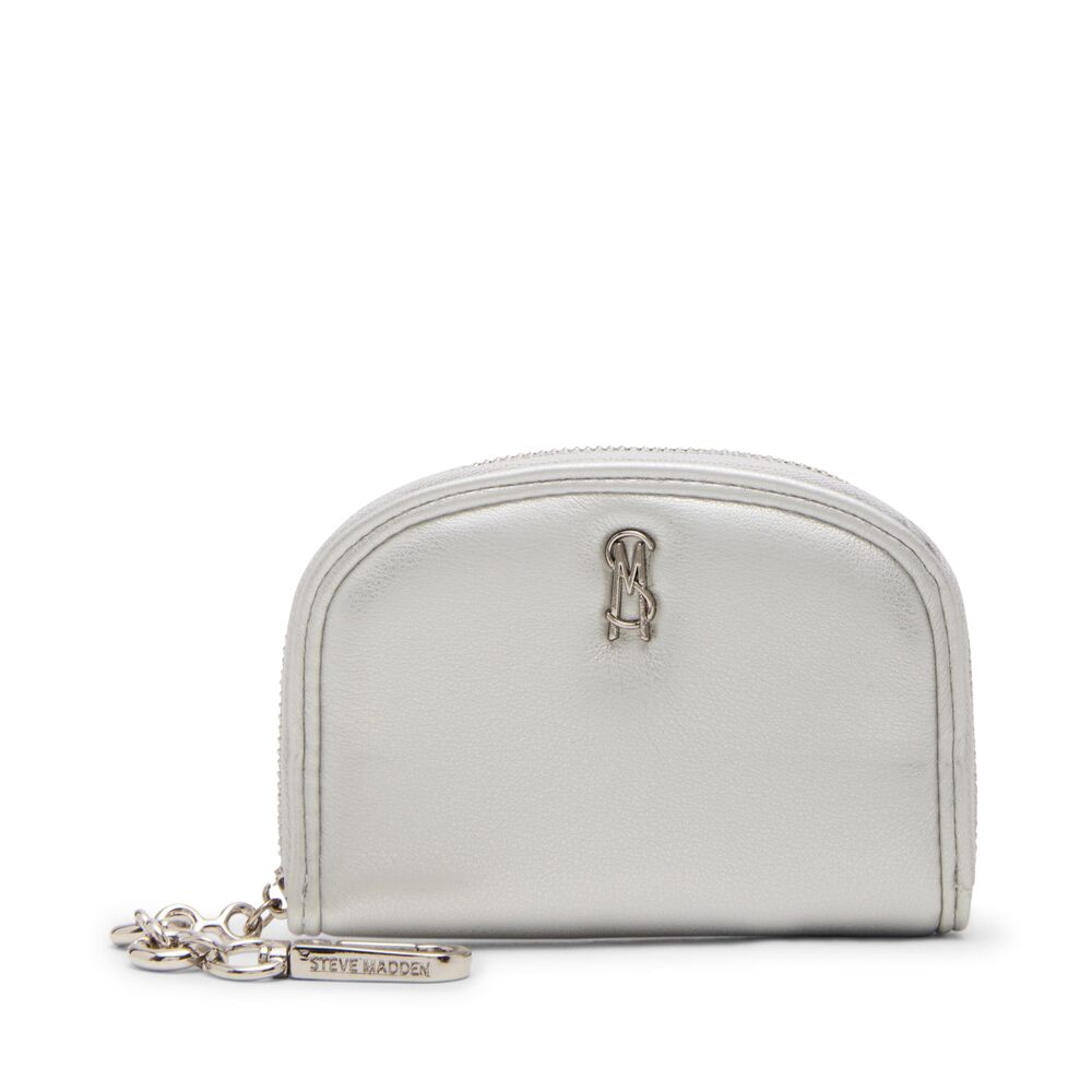 3102 Bjadez Wallet JADEZ-P Card Case Gift Box, Silver, One Size